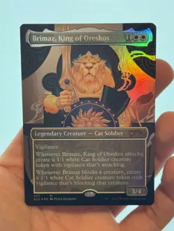 1X FOIL Brimaz, King of Oreskos BORDERLESS MINT MTG Magic Secret Lair Staple EDH - Image 1