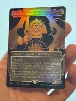 1X FOIL Brimaz, King of Oreskos BORDERLESS MINT MTG Magic Secret Lair Staple EDH - Image 2