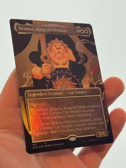 1X FOIL Brimaz, King of Oreskos BORDERLESS MINT MTG Magic Secret Lair Staple EDH - Image 3