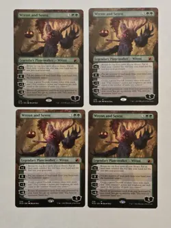 4x Wrenn And Seven - Showcase - Midnight Hunt - Near Mint - MTG - Image 1