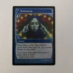 MTG Brainstorm 155 (Future Sight) Mystery Booster #2 Foil Near Mint - Image 1