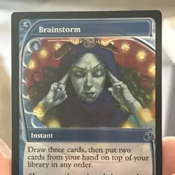 MTG Brainstorm 155 (Future Sight) Mystery Booster #2 Foil Near Mint - Image 3