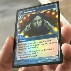 MTG Brainstorm 155 (Future Sight) Mystery Booster #2 Foil Near Mint - Image 5