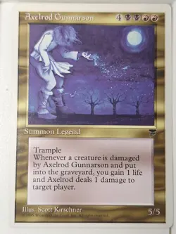 Axelrod Gunnarson - Chronicles - Magic the Gathering MTG Nice! - Image 1
