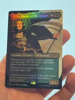 1X FOIL Savra, Queen of the Golgari BORDERLESS MINT MTG Magic Secret Lair Staple - Image 2