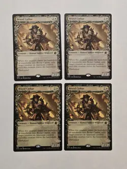 4x Brutal Cathar - Showcase - Midnight Hunt - Near Mint - MTG - Image 1