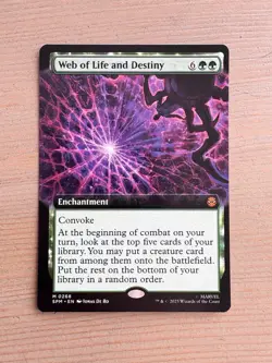Web Of Life And Destiny - 268 - MTG: Marvel’s Spider-Man - Extended Art - Mythic - Image 1