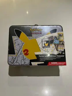 Pokemon TCG Celebrations Collector Chest Lunch Box Tin Sealed - Image 1