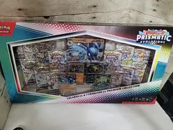 Pokemon Lucario Ex Tyranitar Ex Premium Collection Prismatic Evolution, IN HAND! - Image 1