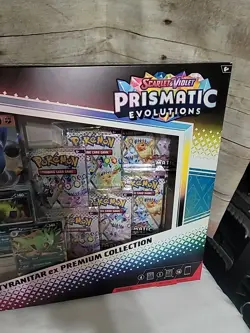 Pokemon Lucario Ex Tyranitar Ex Premium Collection Prismatic Evolution, IN HAND! - Image 4
