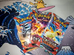 Pokemon Obsidian Flames Sealed Booster Packs x3 - New / sealed - Image 1