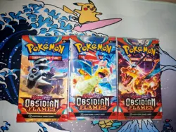 Pokemon Obsidian Flames Sealed Booster Packs x3 - New / sealed - Image 2