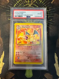 Pokemon Charizard 3/110 Legendary Collection PSA 4 - Image 1