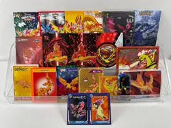 Pokemon Lot of 19 Cards and Stickers All Moltres #146 Moltres Only Pokemon Lot - Image 2