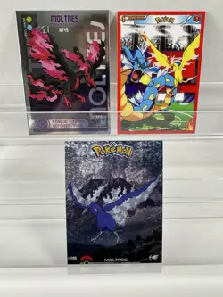 Pokemon Lot of 19 Cards and Stickers All Moltres #146 Moltres Only Pokemon Lot - Image 5