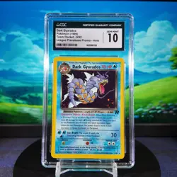 1999 Pokemon Team Rocket Dark Gyarados League Prerelease Holo Promo #8/82 CGC 10 - Image 1