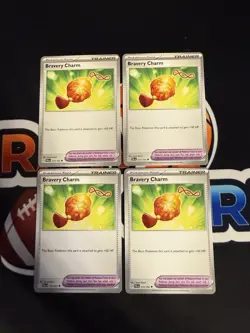[4x Playset] Bravery Charm 173/193 - SV02: Paldea Evolved (PAL) - Pokemon TCG - Image 1