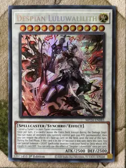 YuGiOh DESPIAN LULUWALILITH Prismatic Secret Rare MP24-EN085 - Image 2