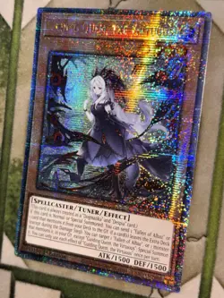 YuGiOh GUIDING QUEM, THE VIRTUOUS Quarter Century Secret Rare RA04-EN043 - Image 1