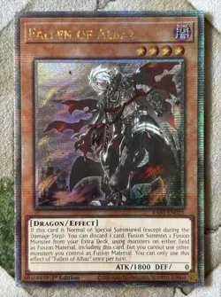 YuGiOh FALLEN OF ALBAZ Quarter Century Secret Rare RA01-EN021 - Image 2