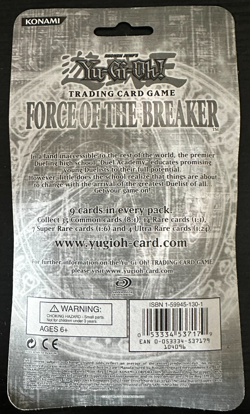 YuGiOh | Force of the Breaker | 1st Edition | Sealed | Blister Pack - Image 2