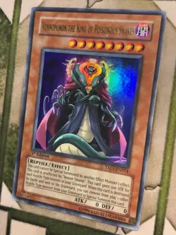 YuGiOh VENOMINON THE KING OF POISONOUS SNAKES Ultra Rare TAEV-EN014 - Image 1