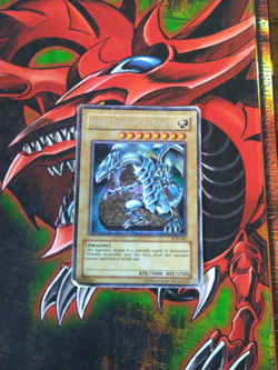 Blue-Eyes White Dragon - PCK-001 - Secret Rare - Unlimited Edition Yugioh HP - Image 1