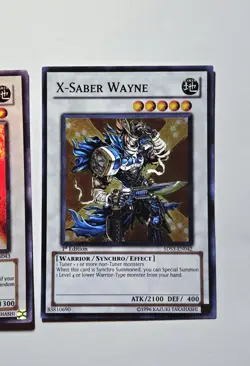 Yugioh! Synchro X-Saber Wayne/ X-Saber Urbellum/ Gaia Knight, The Force Of Earth - Image 4