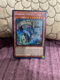 Yugioh Danger! Nessie! MP25-EN141 1st Edition Prismatic Secret Rare NM - Image 1