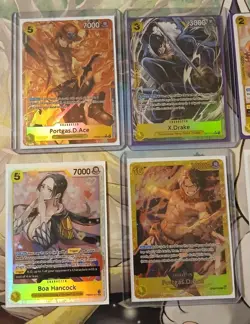 One Piece Ccg Prb-02 Lot Of 8 Cards Ace Secret, Alternate Art X.Drake Alternate - Image 2