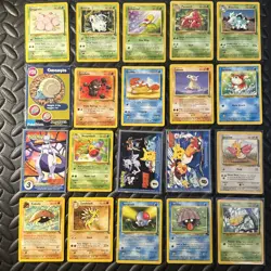 Vintage Pokemon - Fossil - Jungle Mixed Card Lot No Duplicates -20 Vintage Cards - Image 2