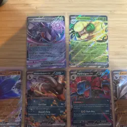 10 x Pokemon TCG EX Card Bundle - Assorted S&V EX Cards - NM - Image 2