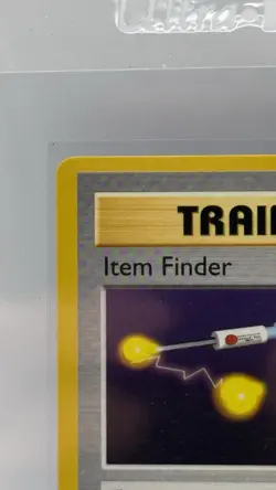 Pokemon TCG 1st Edition Base Set Shadowless Item Finder Trainer Rare Card 74/102 - Image 2