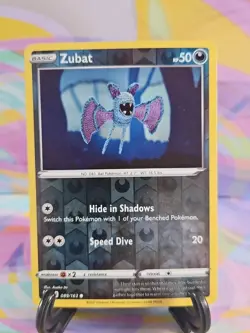 Pokemon TCG Battle Styles Card | Zubat 089 Reverse Holo 089/163 Common - Image 1