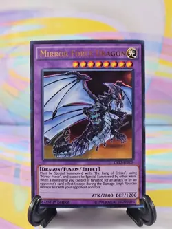 Yu-Gi-Oh TCG Card | Mirror Force Dragon DRL3-EN059 First Edition - Image 1