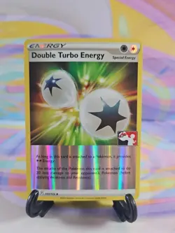 Pokemon TCG Brilliant Stars/Prize Pack Card | Double Turbo Energy Holo 151/172 - Image 1