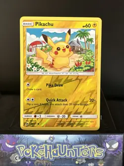 Pokemon Card Pikachu 30/111 Crimson Invasion Reverse Holo Near Mint - Image 1
