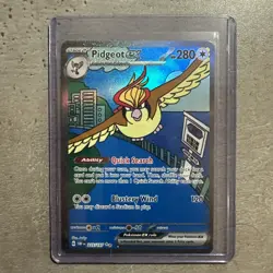 Pokemon card - Pidgeot ex 225/197 - Obsidian Flames - Pack Fresh - Image 1