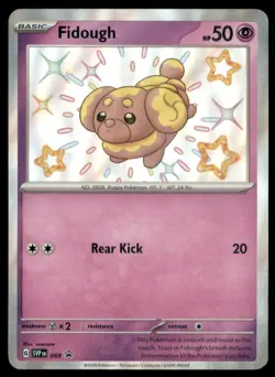 Pokemon SV: Scarlet & Violet Promo Cards Fidough #069 - Image 1