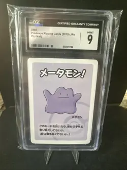 Pokemon Ditto 2019 Old Maid Japanese Playing Cards CGC 9 MINT - Image 1