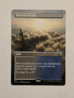 Deserted Beach - Showcase - Midnight Hunt - Near Mint - MTG - Image 1
