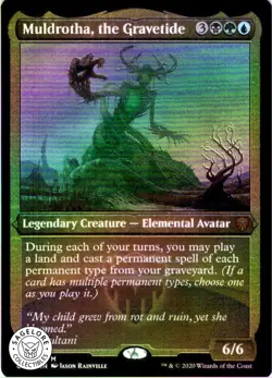 MTG Muldrotha, the Gravetide (Foil Etched) (528) | NM | Commander Legends {CMR} - Image 1