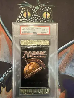 Magic The Gathering Chronicles Graded Booster Pack PSA 8 NM-MT - Image 1