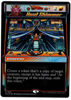 Heat Shimmer 1957 Rainbow Foil Borderless Secret Lair MTG Near Mint - Image 1