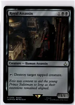 Royal Assassin NM/M* FOIL PROMO Assassin's Creed ENGLISH 0306 mtg -UnltdCards - Image 1