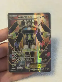 Zygarde EX 054A/124 Alternate Art Promo NM Fates Collide Mega Powers Pokemon - Image 3