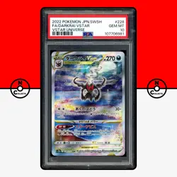 Pokemon PSA 10 Darkrai VSTAR SAR 228/172 s12a VSTAR Universe Japanese - Image 1