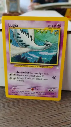 LUGIA Neo Revelation POKEMON Non-Holo Foil 2001 Trading Card 20/64 TCG - Image 1