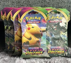 POKEMON SWSH04 VIVID VOLTAGE 10 SLEEVED BOOSTER PACK - SEALED 820650827495 - Image 1