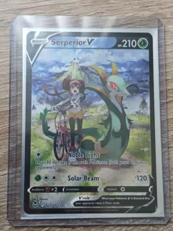 Serperior V TG13/TG30 Trainer Gallery Sword & Shield-Silver Tempest Pokemon TCG - Image 1